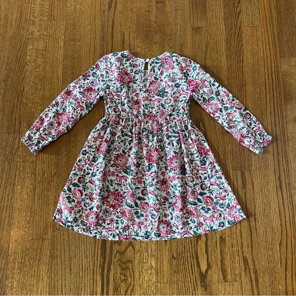 Old Navy Long Sleeve Ruffle Woodland Print Dress with Legging, Size 4T - Picture 4 of 11